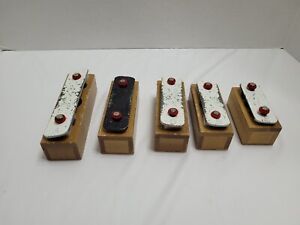 5 Xylophone Note Blocks. Made In Japan