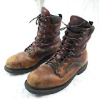 Red Wing Work Boots Mens Size 12 Brown Leather Dyna-Force 8