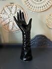 Vintage Mann Black Hand Victorian Style Glove Flower Vase 1985