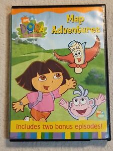 Dora The Explorer Map Adventures DVD Kids Animated Nickelodeon Nick Jr. Junior