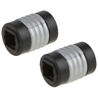 Optical Toslink Female to Female Extension Cable Coupler Adapter, Black (2 Pack)