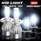 For Kia Rio 2003-2011 LED Headlight High Low Beam + Fog Light Bulbs Combo Kit 4X