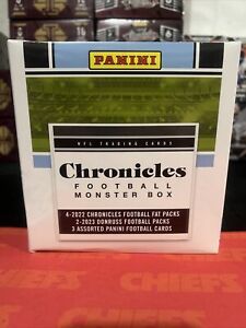 New Listing2022-23 Chronicles NFL Football Monster Box 6 Packs+3 Bonus Cards Factory Sealed