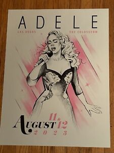 New ListingADELE Weekends with Adele Show Poster 2023 – 8/11 & 8/12 Las Vegas