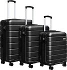 Keytang USA Light Weight Hardside Luggage Sets 3 Piece Suitcase Set 20/24/28