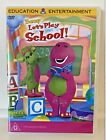 Barney DVD Lets Play School Original Edition Children's TV Series TESTED