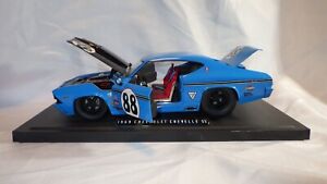 Jada Big Time Muscle 1969 Chevelle SS #88 Sea Blue 1:18 Die Cast Race Car Model