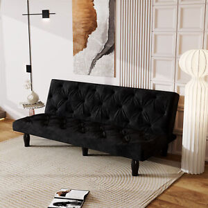 Modern Velvet Sofa Bed Convertible Sofa Bed Sleeper Sofa Bed 3 Seat Couch