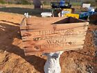 Hercules Wooden Shipping Crate Antique Box