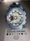 Casio G-Shock Men's Analog-Digital Resin Watch in Light Blue Denim GA-110DC-2A7