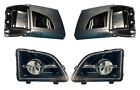 PAIR Side Bumper with Black Fog Light Hole for 2018+ Volvo VNL Left & Right Side