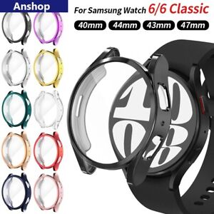 3PCS Screen Protector Cover Case For Samsung Galaxy Watch 6 Classi 40/43/44/47mm