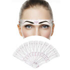 12 Pcs Reusable Eye Brow Drawing Guide Eyebrow Stencil Set Makeup Card ..x