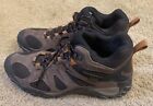 Mens Merrell Dry Brown Leather/Mesh Waterproof Lace-up Boots Size 11.5W