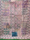 New ListingNakshi Cotton Antique Stitched Floral Star Assorted Lahori Vintage Kantha Throw