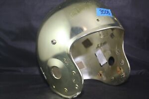 Vtg Schutt AiR Advantage Large Used Worn Notre Dame Chrome Football Helmet Shell