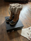 Sorel Women's Joan of Arctic WP Snow Boots - Camel Brown, Black - Size 9.5 US