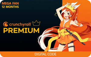 Crunchyroll Premium 1 Year Subscription (Mega Fan)