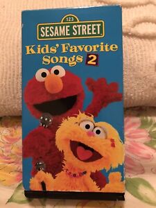 Kids' Favorite Songs 2 by Sesame Street (VHS, 2001) Tested EUC