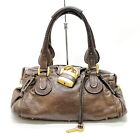 Chloe Hand Bag  Brown Leather 1626250