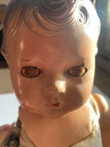 Antique 1930s Madame Alexander NY DIONNE Quintuplet Baby Doll 17” Composition