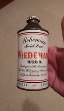 New ListingINDOOR 1940s WIEDEMANN BOHEMIAN BEER cone top from KENTUCKY – USBC #189-8