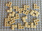 20 LEGO tan corner plate ref 2420 / set 10189 21005 10185 7194 4766 101187 5378