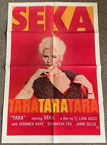 1980s adult movie poster ~ TARA Seka ~ 27x41