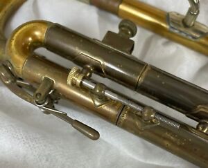 Trumpet cornet OLDS Ambassador 3rd slide rod adjuster part. As original. 1950s