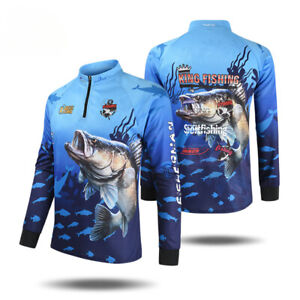 2023 New Fishing Shirts Anti-UV Summer Fishing Jerseys Sunscreen Breathable