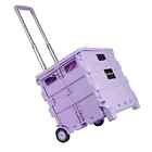 Everything Mary Collapsible Storage Cart for Crafts & Supplies, Purple