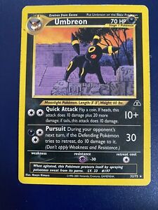 Umbreon - 32/75 - Pokemon Neo Discovery Unlimited Rare Card WOTC NM