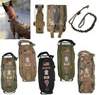 TACTICAL DOG VEST HARNESS K9 MOLLE BAG HUNTING TRAINING MILITARY LEASH PATCH