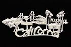 Danecraft Vintage California Pin Brooch Brushed Silver Scenic Signed NOS BinA1