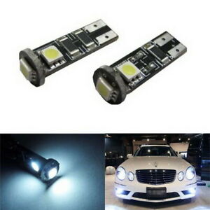 Xenon White Canbus Error Free W5W 2825 LED Bulbs For Mercedes Parking Lights (For: More than one vehicle)