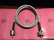 RG-8X QUALITY COAX CABLE JUMPER 4 FT SEALED PL-259s USA HAND MADE  CB HAM RADIO