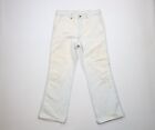 Vintage 70s Streetwear Mens 36x30 Distressed Wide Leg Bell Bottoms Jeans Cotton