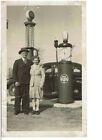 Vintage Gas Pump Photos - 1940's Gulf Visible Pump and Gulf No-Nox Pump Original