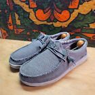 Hey Dude Men's Wally Free Slip On Shoes Size 8 Charcoal Gray Loafer Sneakers