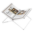 Acrylic Book Stand Functional X Shaped Book Stand with Rounded Corners Displayin