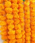 Artificial Decorative Marigold Flower Garland | Wholesale Lot Of 20 Pieces Set