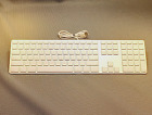 Genuine Apple A1243 Wired Mac Standard USB Keyboard w/ Numeric Keypad White