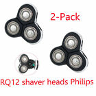 2x Shaver Head For Philips Norelco RQ12 Sensotouch 3D 1250X 1280X 1290X RQ1260