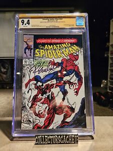 Amazing Spider-Man #361 CGC 9.4 2X Signed By Mark Bagley & Emberlin