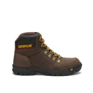 CATERPILLAR P74087-__ - Men's Outline Brown Leather Work Boots