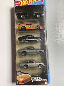 Hot Wheels• Fast & Furious 5 Pack•1994 Supra Dodge Charger•1:64 Scale
