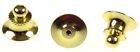 Gold Pin Keeper 6 Dozen 72 Spring Ball Head Brass Lapel Vest Cap Pinback Lock