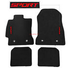 For 13-20 Scion FRS Subaru BRZ Toyota 86 Floor Mats Black 4PC w/ Red SPORT (For: Scion FR-S)