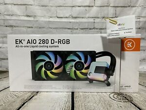 EK AIO 280mm D-RGB All-In-One Liquid Cooling System - Brand New SEALED