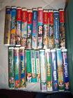 VHS LOT of 22 Disney Family Live Action Animated Clamshell Collection